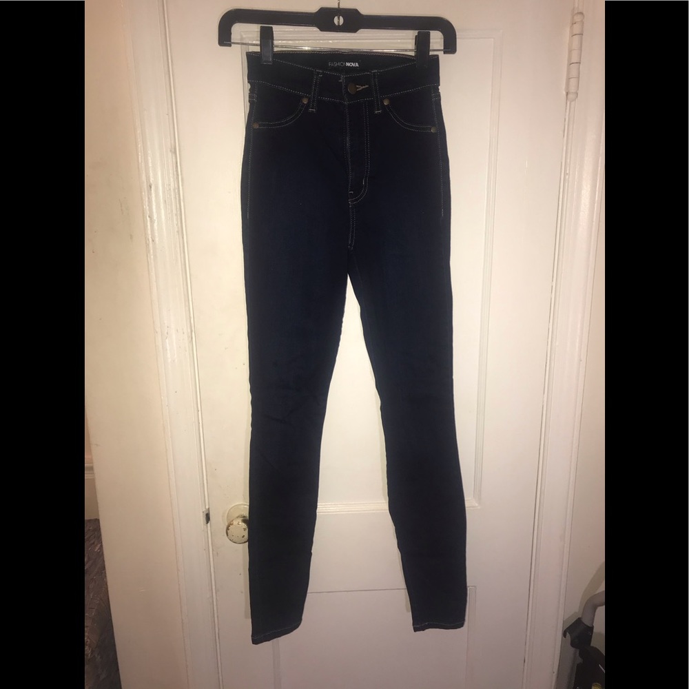 Dark navy skinny